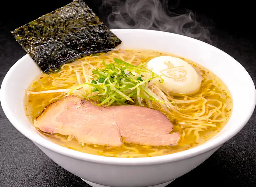 けんだま塩ラーメン～半熟味玉を添えて～