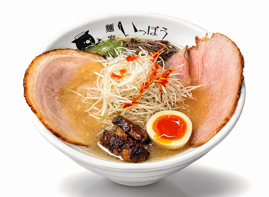 極 三種焼豚 豚骨拉麺