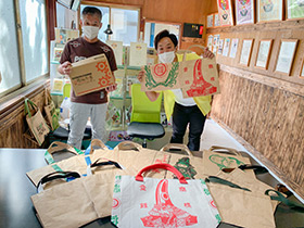 「合資会社 中村製粉「お米の袋で作られている米(マイ)バッグ」」