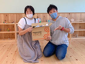 こどもとおもちゃのフラットソース